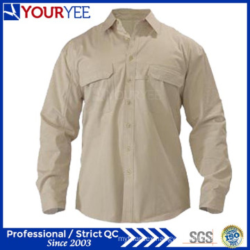 Custom Long Sleeve Work Shirts Unisex Shirt (YWS110)